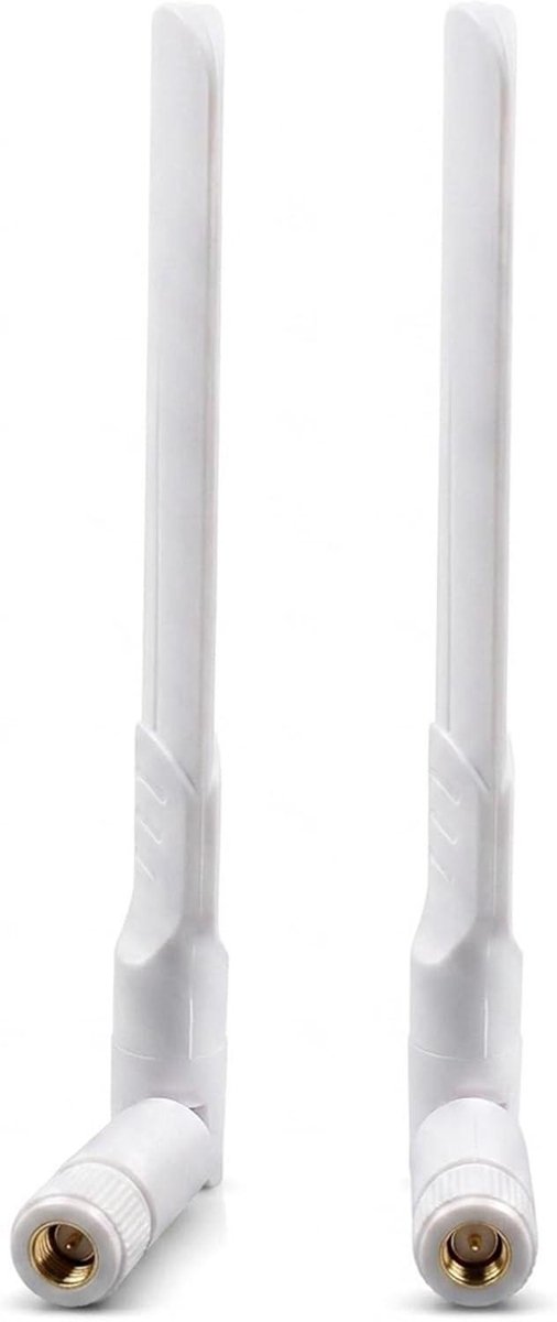 4G LTE Antennes - Router Antenne Set - Stabiele Verbinding - 6dBi Signaalversterking - 2 stuks - wit