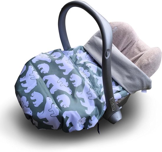 Waterdichte Voetenzak - Babyhoes - Warm en Droog - Universele Pasvorm - 89 x 58 cm - IJsbeer — afbeelding 2