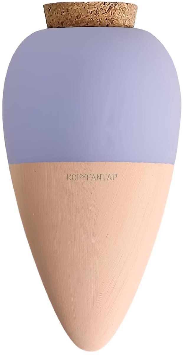SnelShoppen - KOPYFANTAP Grote Irrigatieballen Terracotta 300ml, Waterdispenser voor Potplanten, Olla's voor Balkon, Tuin en Kantoor in Paars