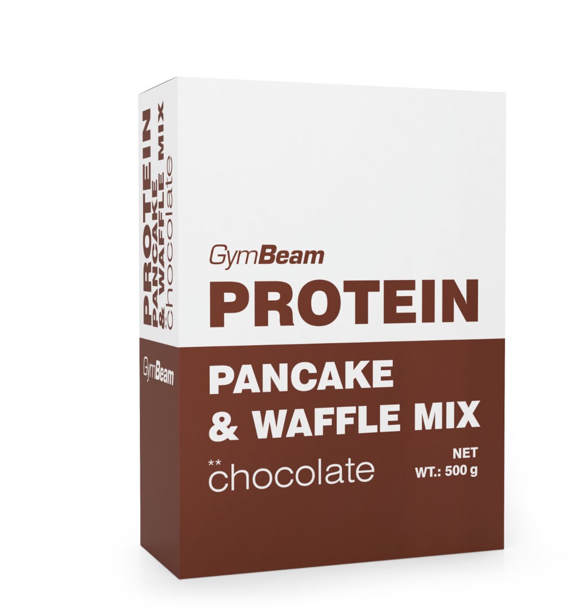 GymBeam Eiwit Pannenkoek & Wafel Mix 500 g chocolade