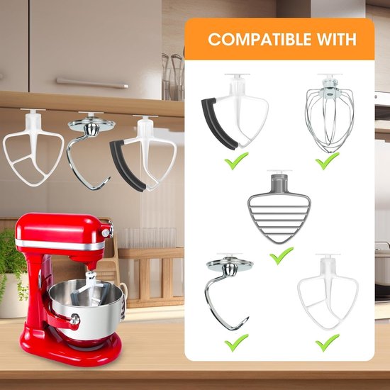 Keuken Mixer Accessoires Stand, Geschikt voor Diverse Keukenhulpstukken en Keukenmachines (Zwart) — afbeelding 4