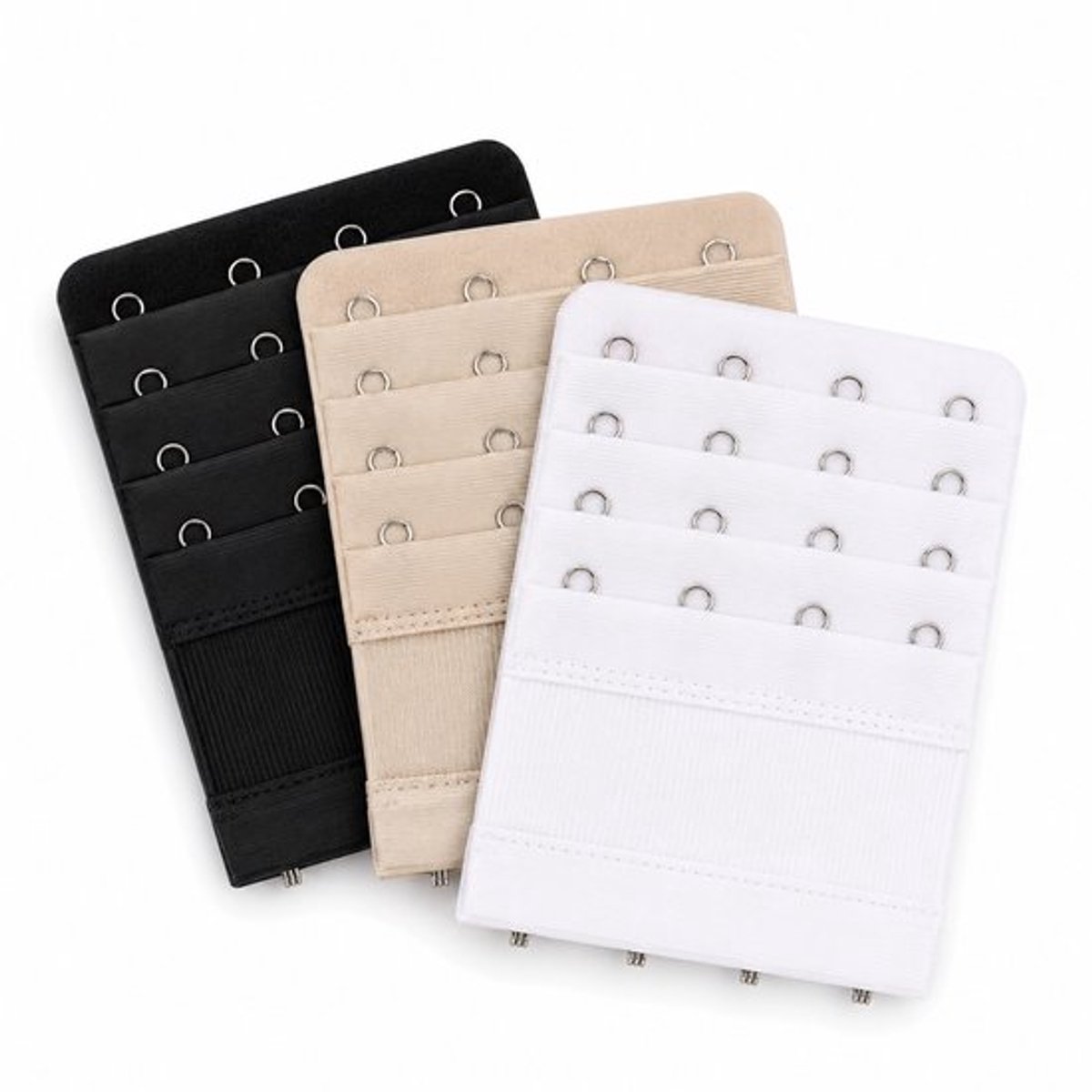Consumerce® BH Verlengstuk 4 Haakjes - One Size - 3 Stuks - Verlenger