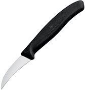 Victorinox Swiss Classic Schilmesje - Zwart - Gebogen - 6cm