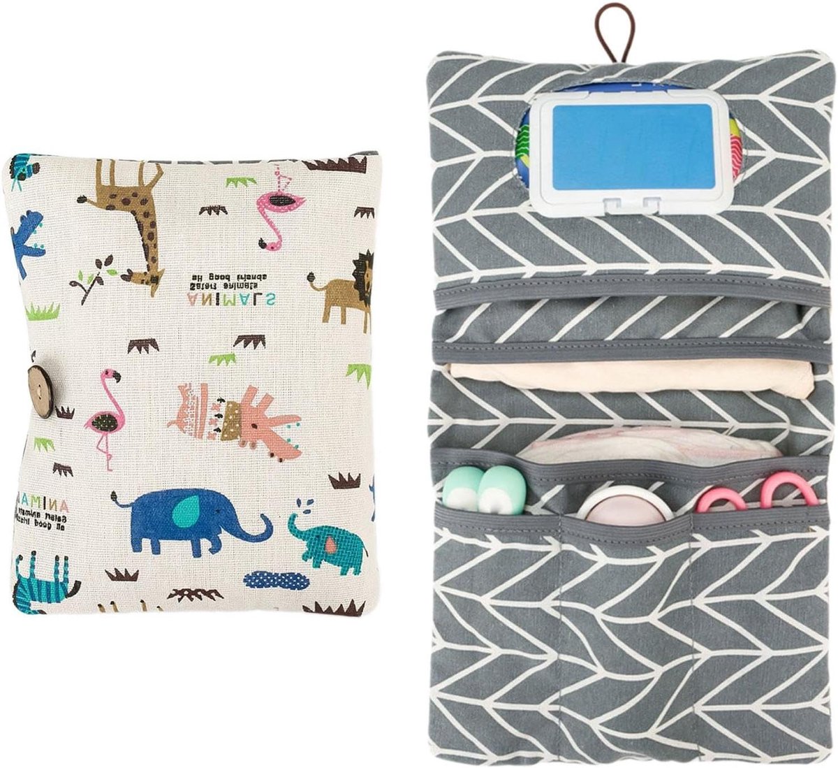 Luiertas Organizer - Baby tas Opbergtas - Baby Benodigdheden Opbergen - Multifunctioneel Ontwerp - 22 x 18 x 2 cm