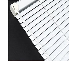 Aluminium Jaloezieën - Raambekleding Lamellen - Privacy Creëren - Lichtinval Instelbaar - W220xH200cm - Zilver