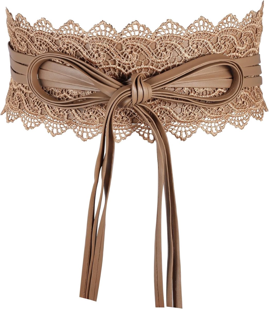 wikkelriem voor dames, modieus, cinch-riem, brede taille, riem voor jurk