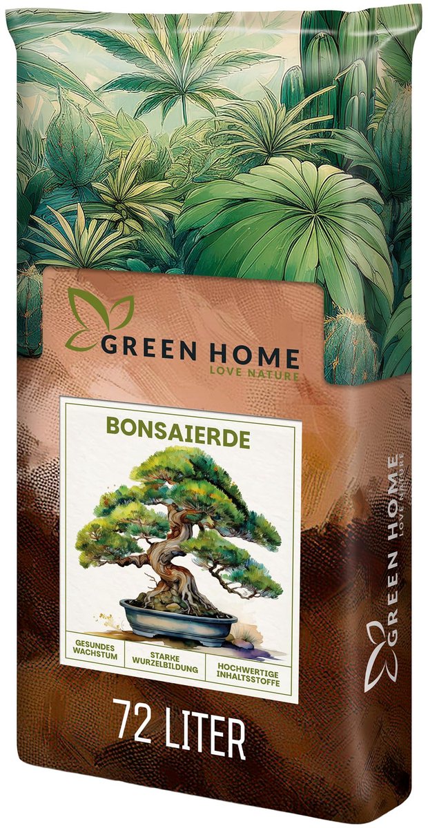 Green Home Love Nature Bonsai soil - Bonsai substraat - 72 liter - Met perliet en kokosvezels - Voor binnen en buiten