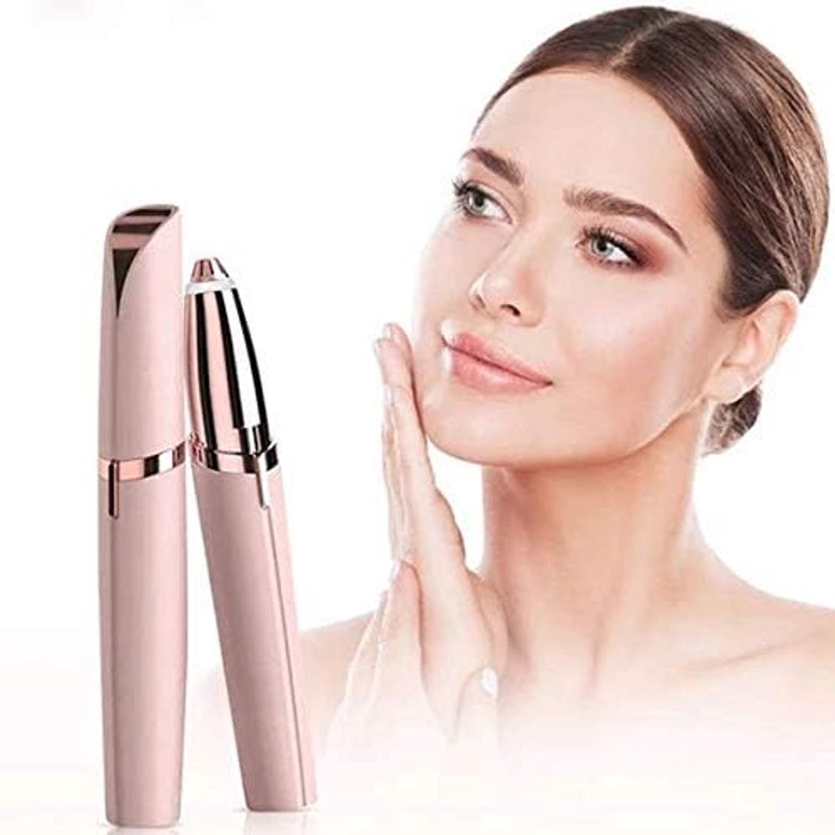Elektrische Wenkbrauw Trimmer Elektrische Make Up Pijnloos Oog Brow Epilator Mini Scheerapparaat Razors Lippenstift wenkbrauwen Wenkbrauw Trimmer Pen