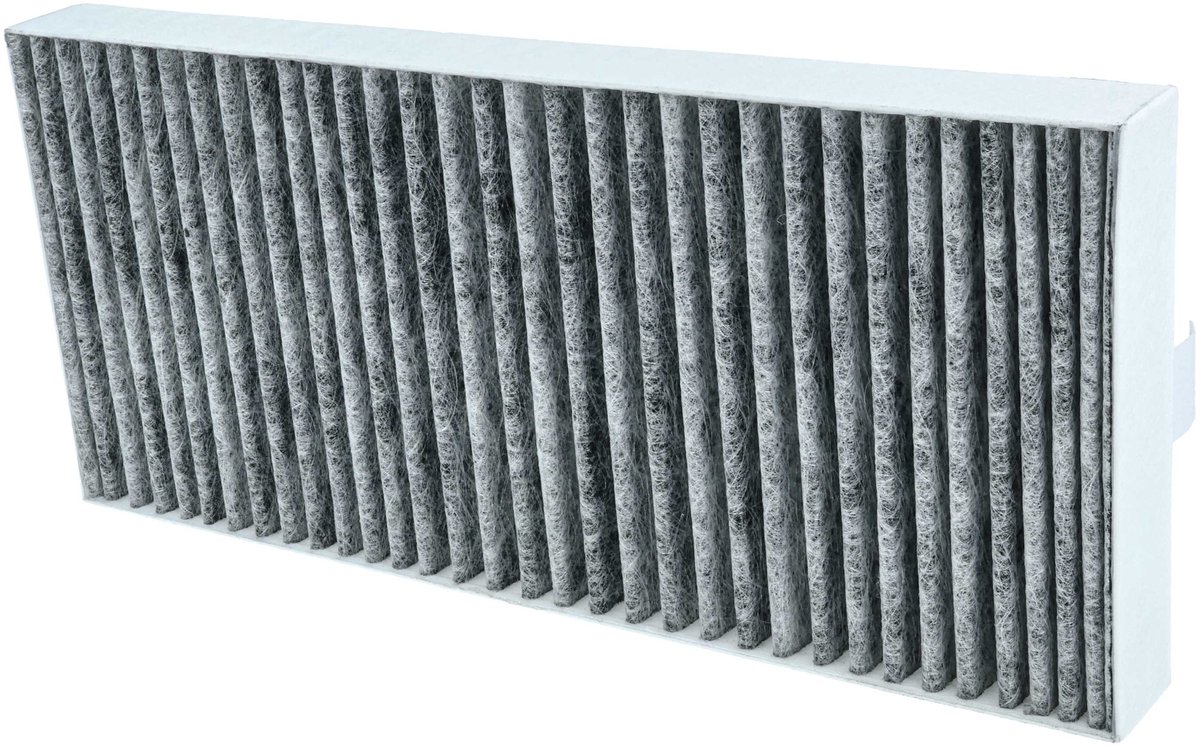 vhbw 4x Actieve koolstoffilter vervanging voor Miele DKF 35-P, 20228037 voor afzuigkap