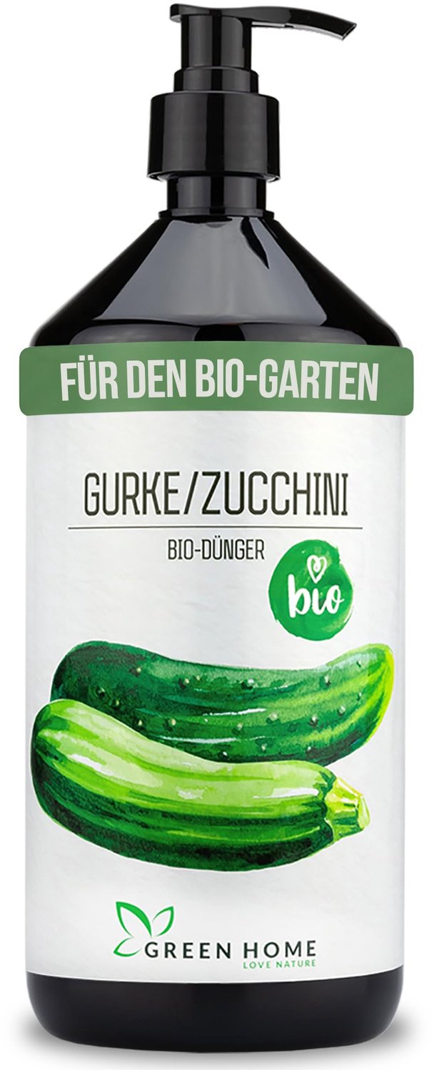 Green Home Love Nature Love Nature - Vloeibare groentemest - Komkommer en courgette - 1 liter met doseerpomp - NPK 3 2 6