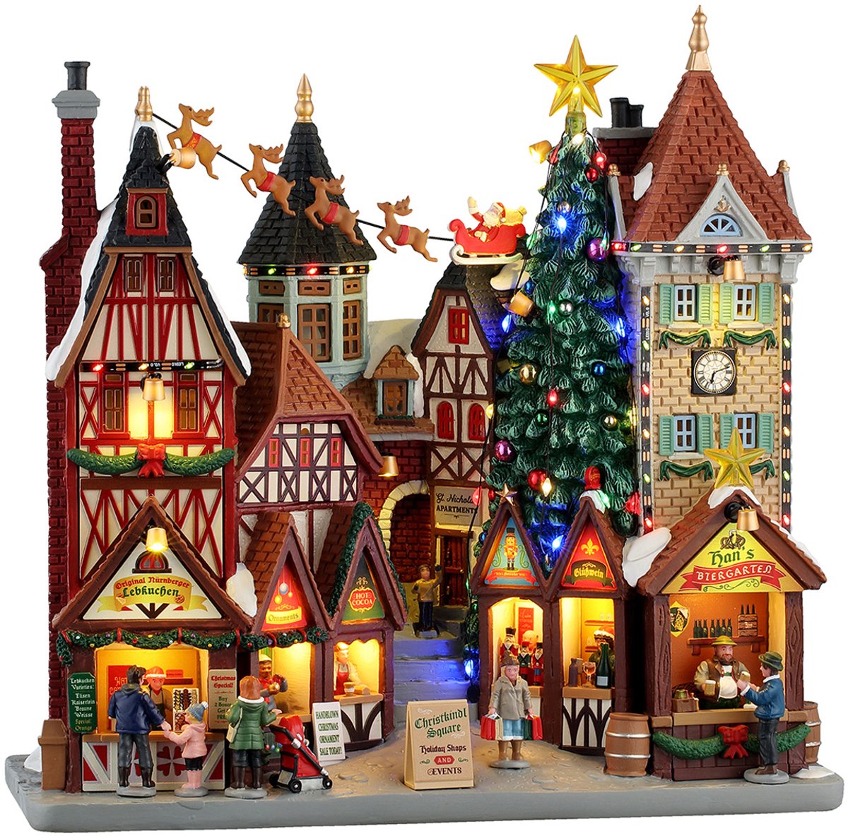 Lemax - Christkindl Square - Façade - Nieuw 2026