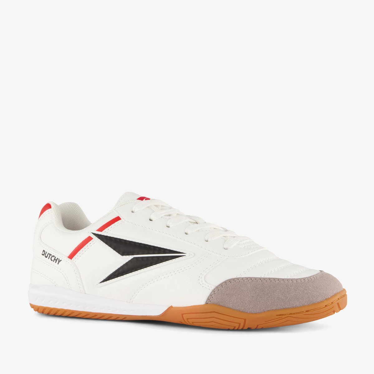 Dutchy Creator heren zaalschoenen IC wit grijs - Maat 42 - Uitneembare zool