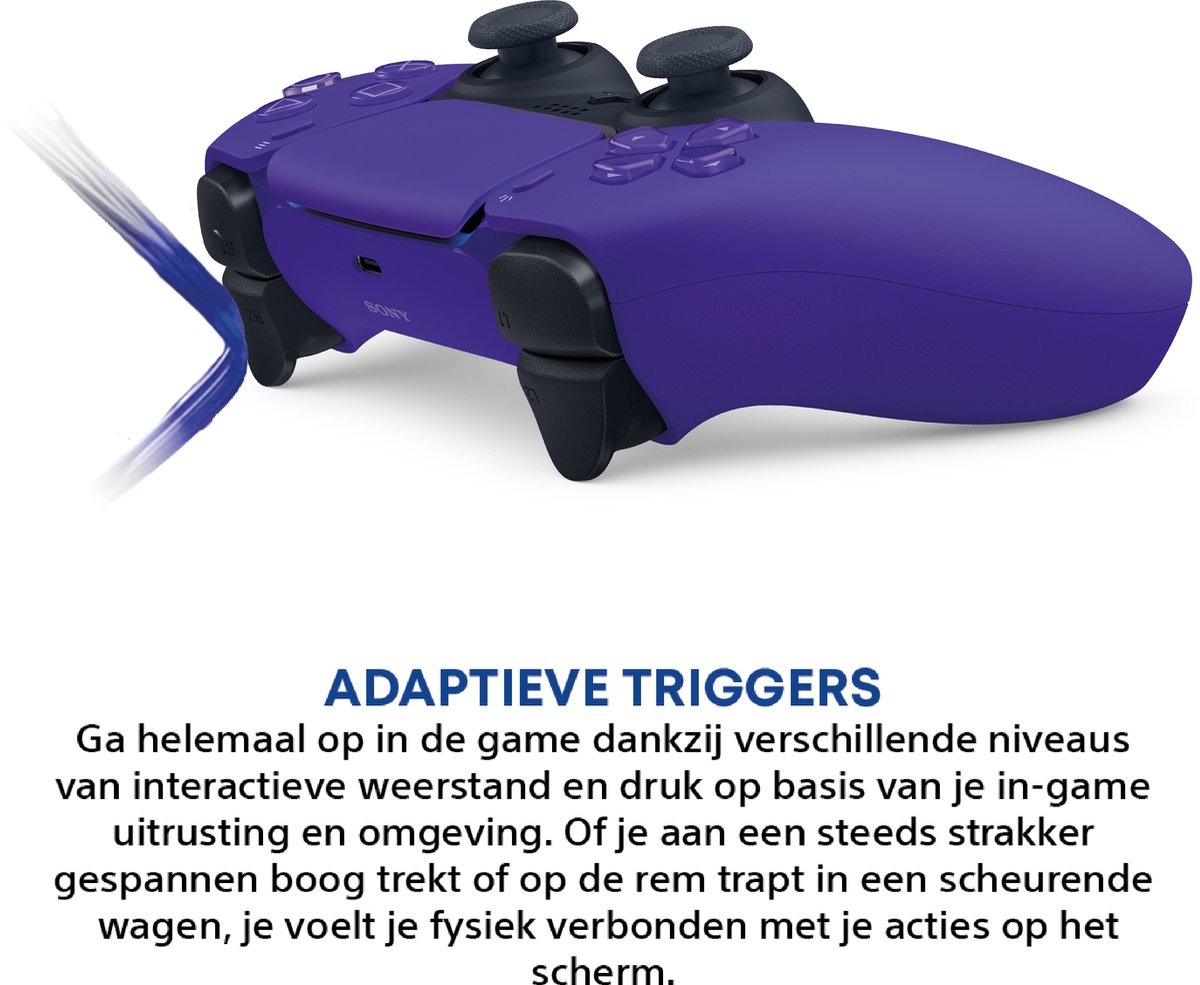 Sony PS5 DualSense Draadloze Controller - Galactic Purple – foto 3