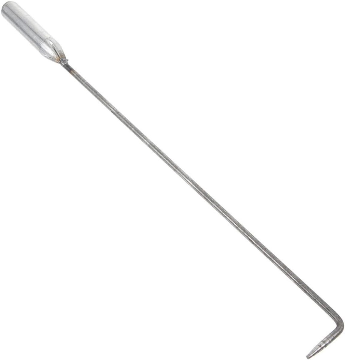 Vuurkorf Haak - Kampvuur Pook - Buiten Vuur Maken - Ergonomisch Handvat - 30.5 cm - Zilver