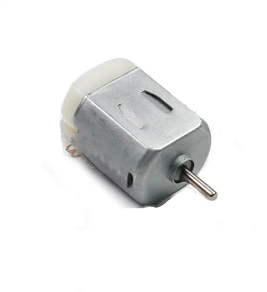 Gelijkstroom Motor Kit - Mini Motor Hobby Motor - Experimenteren en Bouwen - Hoge Kwaliteit Metaal - 28mm Diameter - Zilver