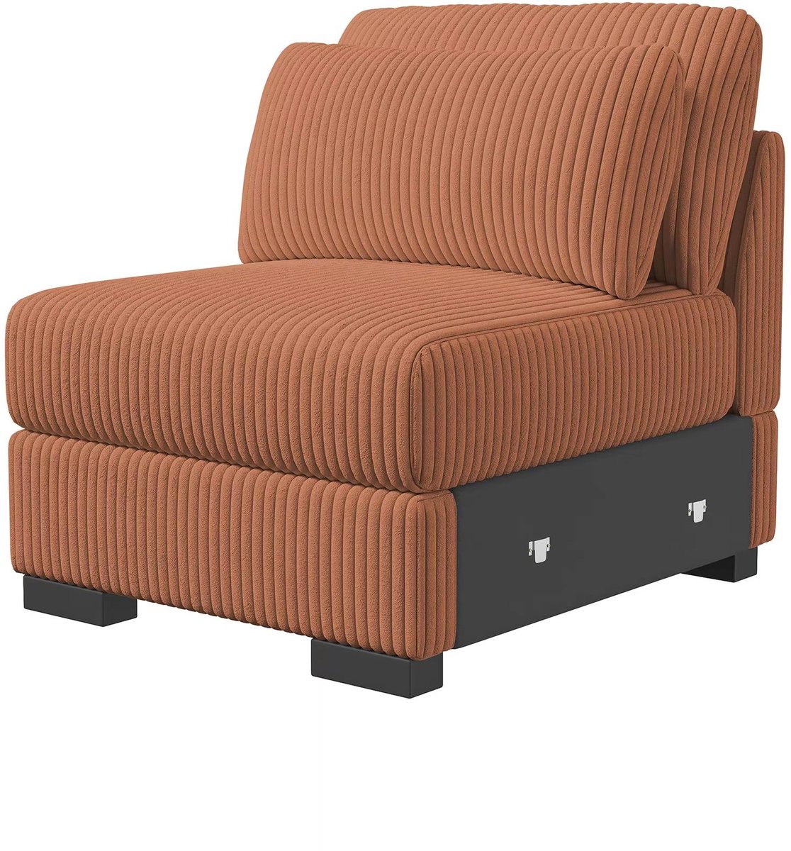 Moderne Uitschuifbare Bank - 1-2 Zits Sofa voor Woonkamer
