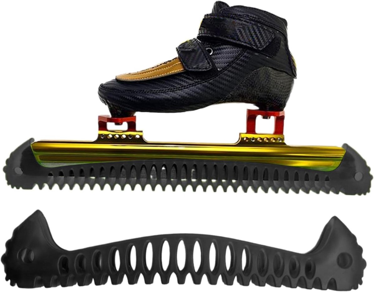 Schaatsbeschermers - Soakers Skatehoezen - Schaatsen Beschermen - Koudebestendig Materiaal - 33-38.5 cm - Zwart