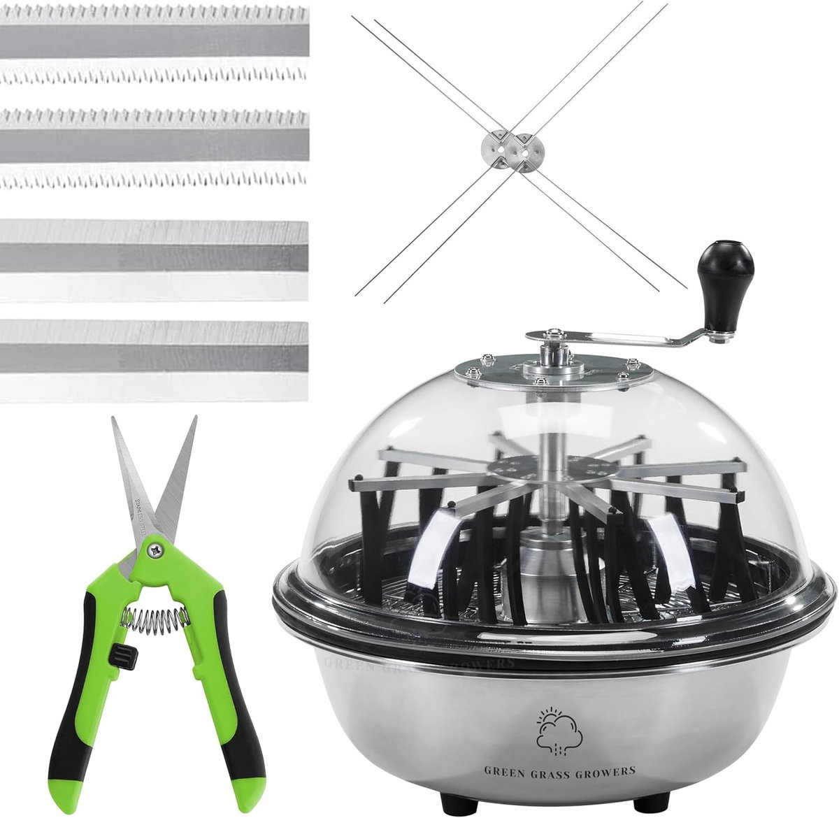 SnelShoppen - Leaf Cutter Handmatige Schraper voor Hydroponics, Tuingereedschap voor Snijden Potpourri, Gras, Rubberlatten (40 cm)