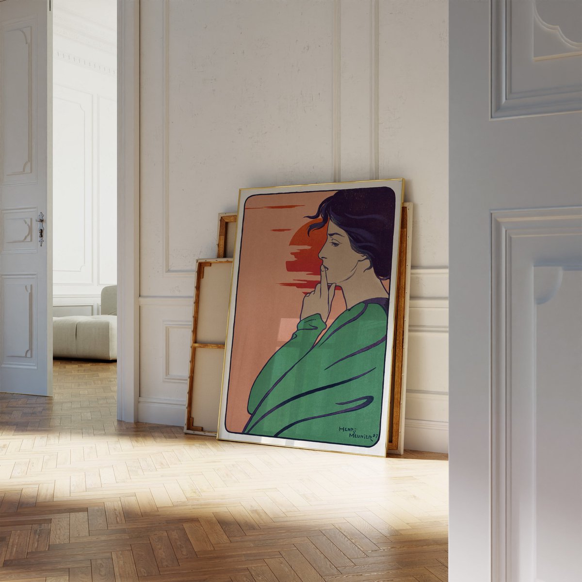 L'Heure du Silence Litho Poster 30 x 40 cm