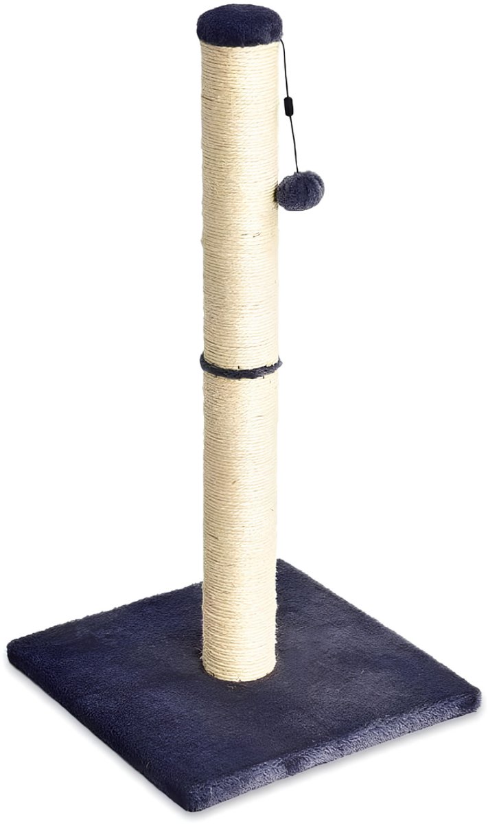 Lìon® Krabpaal - Kattenkrabpaal - Katten Krabpaal - Grijs - 40cm x 40cm x 80cm