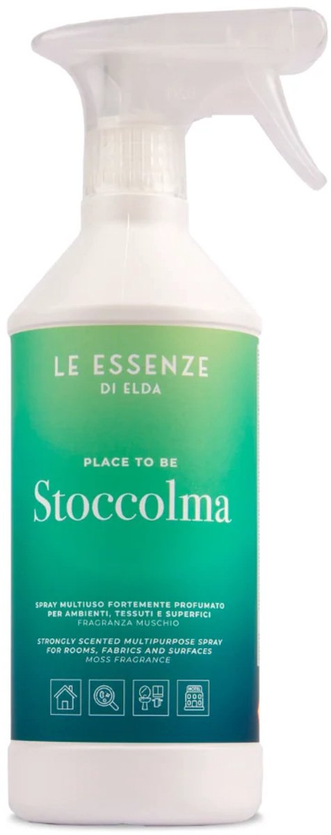 Le Essenze di Elda Allesreiniger Stockholm Spray 750 ml – Krachtige Multifunctionele Reiniger met Luxe Geur
