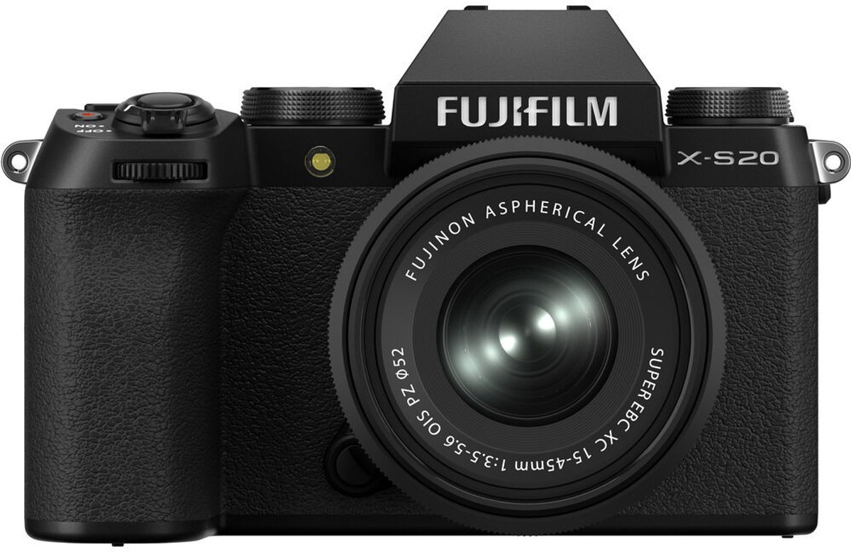 Fujifilm X-S20 systeemcamera Zwart + XC 15-45mm