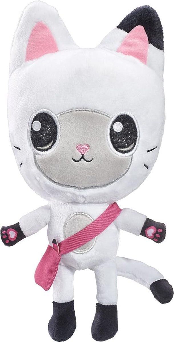 Spiele 42785 Gabby's Dollhouse, panda pootje, pluche figuur, 28 cm, normaal