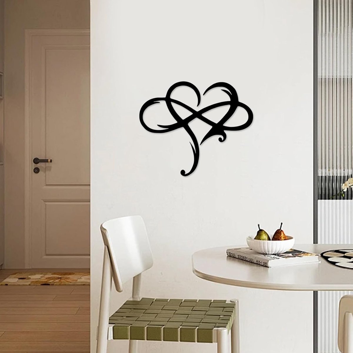 wanddecoratie, wandversiering metaal, wandafbeeldingen set modern