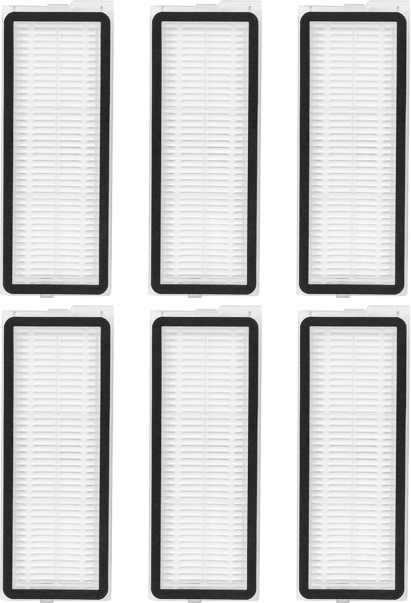 6 Stks Vervanging HEPA Filters Voor Roborock Q Revo MaxV/Q Revo Pro Robot Stofzuiger Accessoires