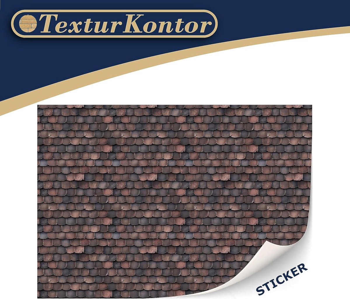 3 vellen zelfklevende dakpannen en dakshingles voor poppenhuizen, schaal 1:12, dakshingles rood