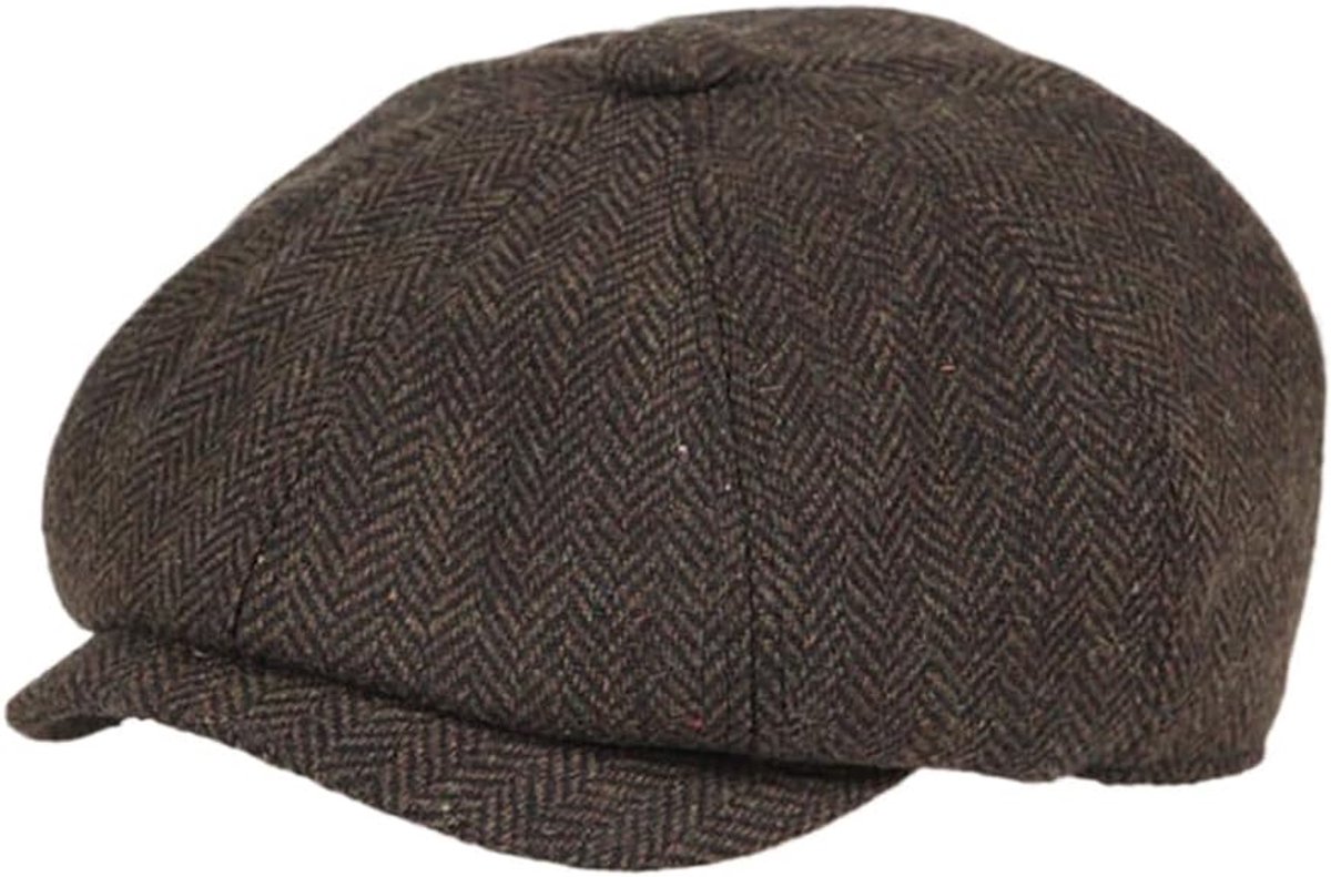 Baskenmuts voor kinderen, wolmix, klassiek, retro, platte pet voor kinderen, mode, baret muts jongens, warm, ademend, Newsboy-mutsen voor jongens, zonwering, voor herfst en lente