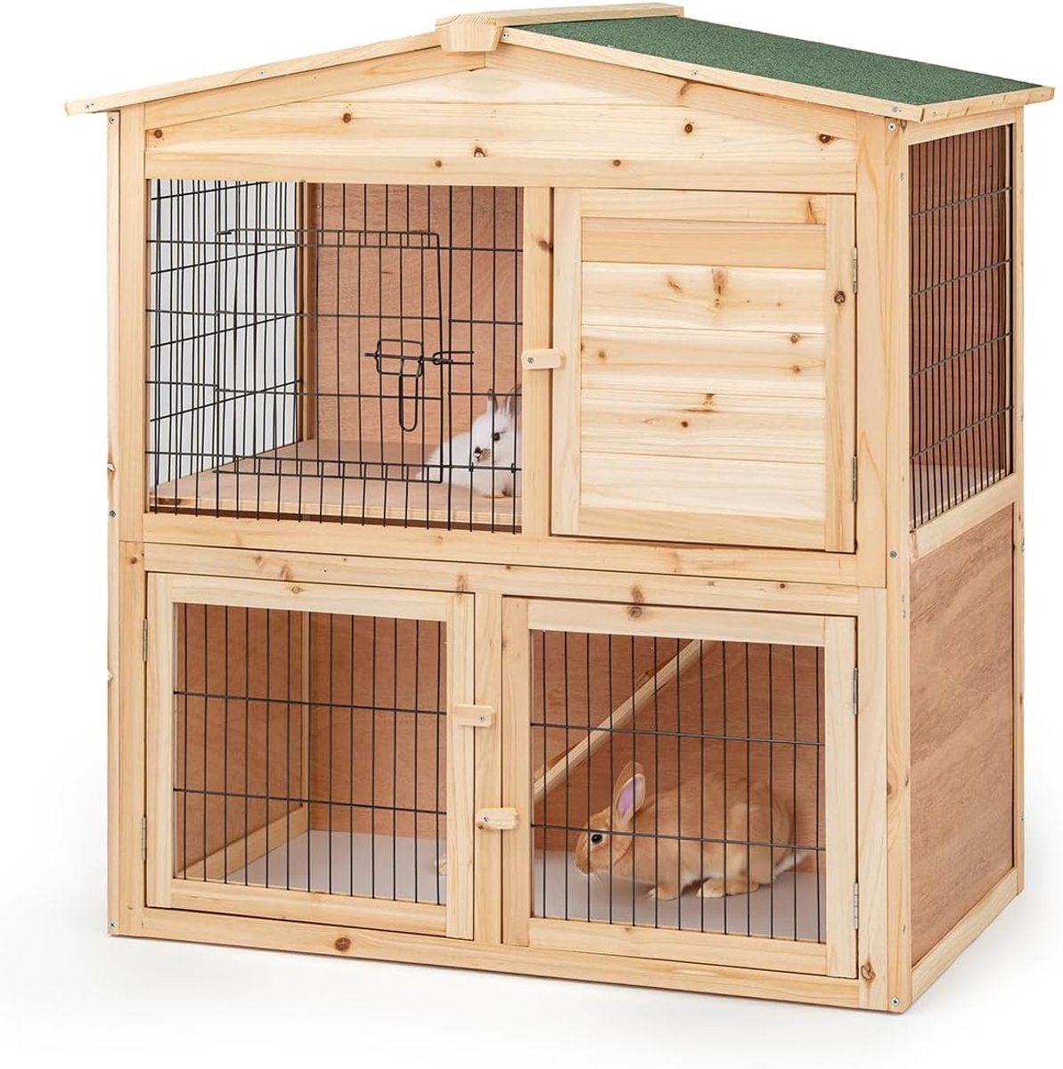 konijnenhok Klein dierenhok Outdoor dierenhok 98x54x100 cm