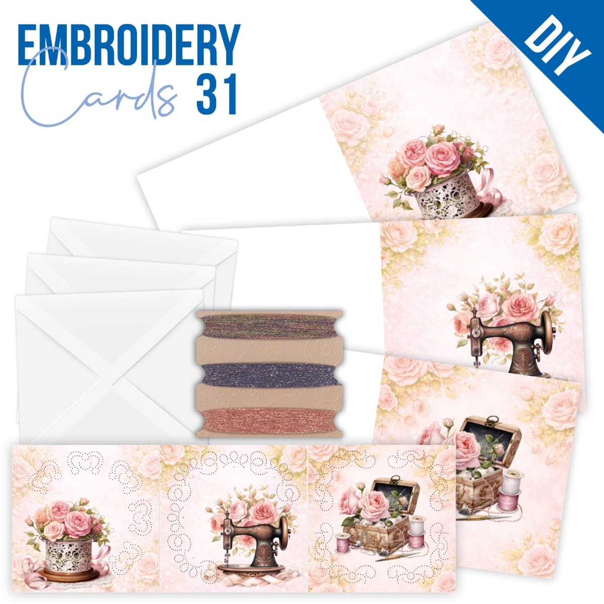 Stitch and Do PP cards 31 - Vintage Sewing