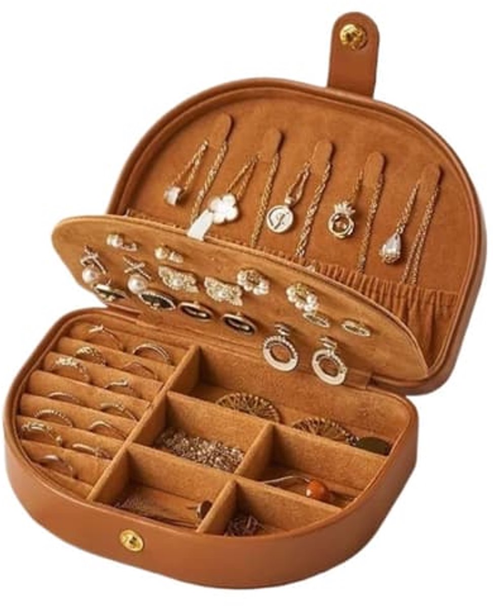 Sieradendoosjes, opbergdoosjes voor kettingen, armbanden en oorbellen, kleine doosjes
