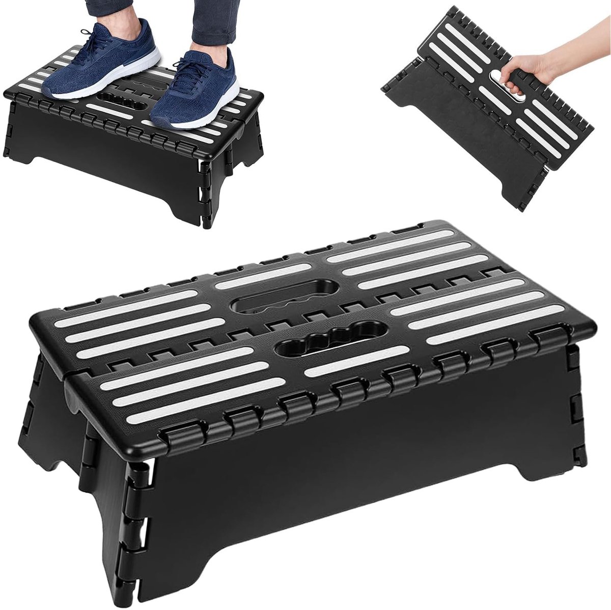 Opklapbare Kruk - Draagbaar Opstapje - Opklapbaar Opstapje Voor Oudere Kinderen - Antislip Lichtgewicht Opstapje - Hoogte 13 cm