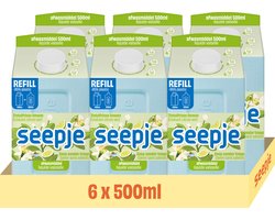 Seepje Afwasmiddel Navulling - 6 x 500ML - Limoen - Voordeelverpakking