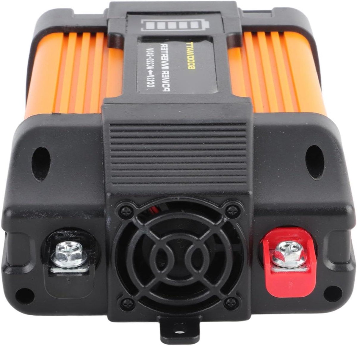 Draagbaar Zonne-energiesysteem - Zonne-energiekit Kamperen - Noodstroomvoorziening - Krachtige 4000W Omvormer - 45x30x15 cm - Zwart