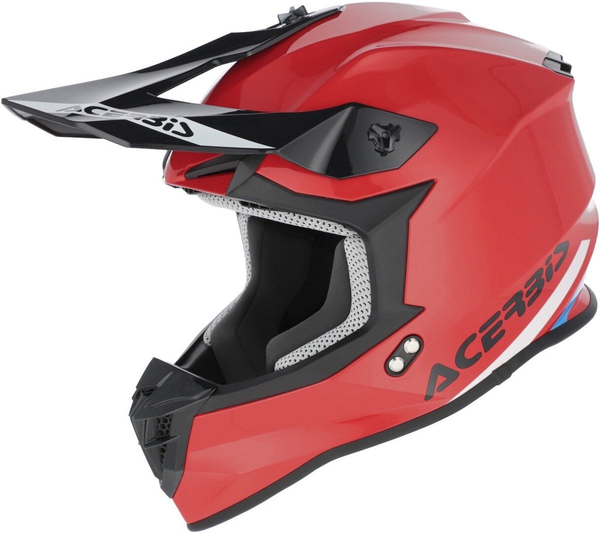 Acerbis Linear Solid Rood Zwart Crosshelm - Helm