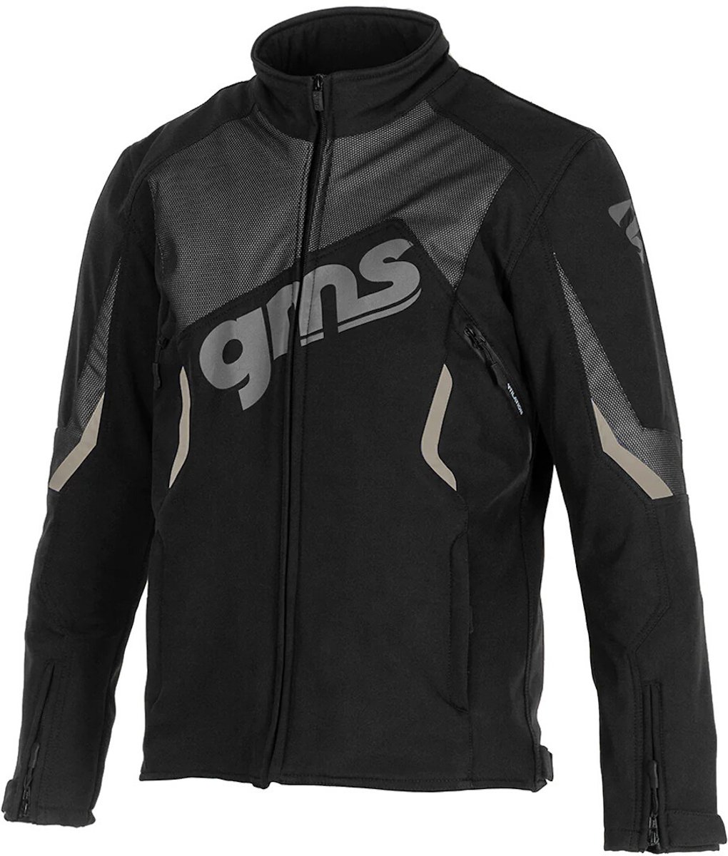 gms Arrow Zwarte Grijze Motor Softshelljas - Jas