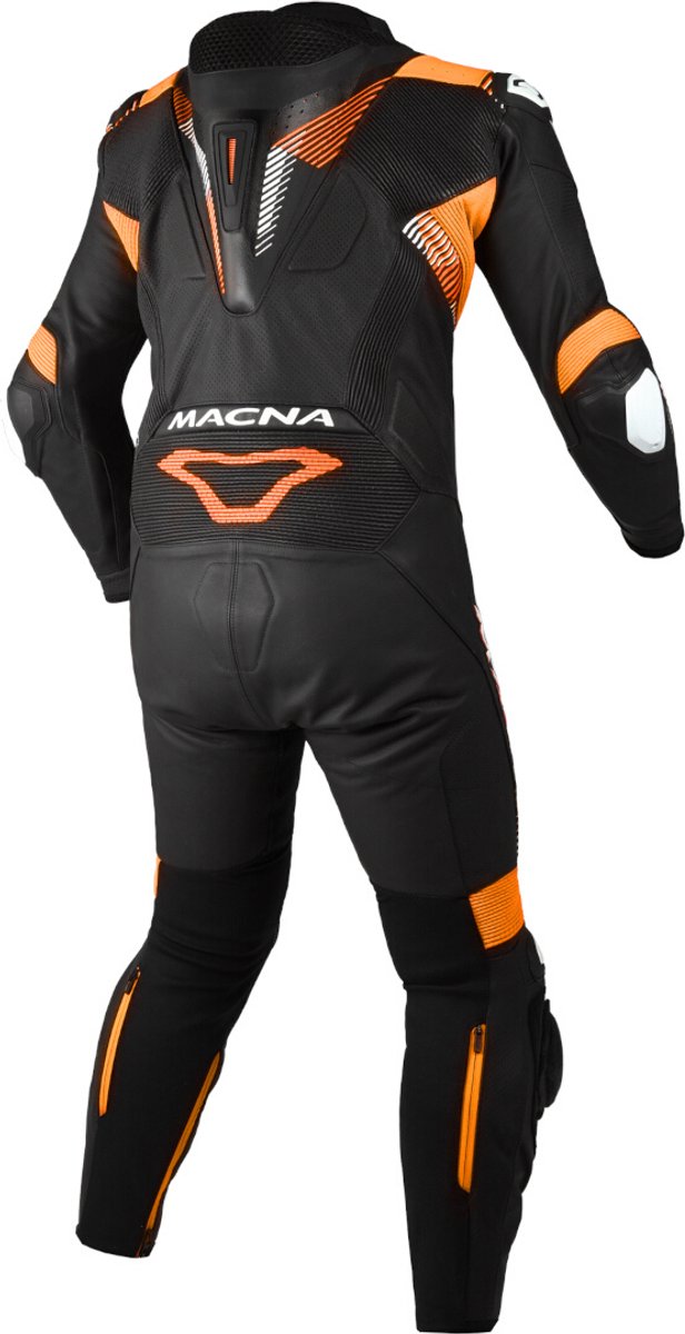 Macna Armadyl geperforeerd eendelig motorfiets lederen pak -