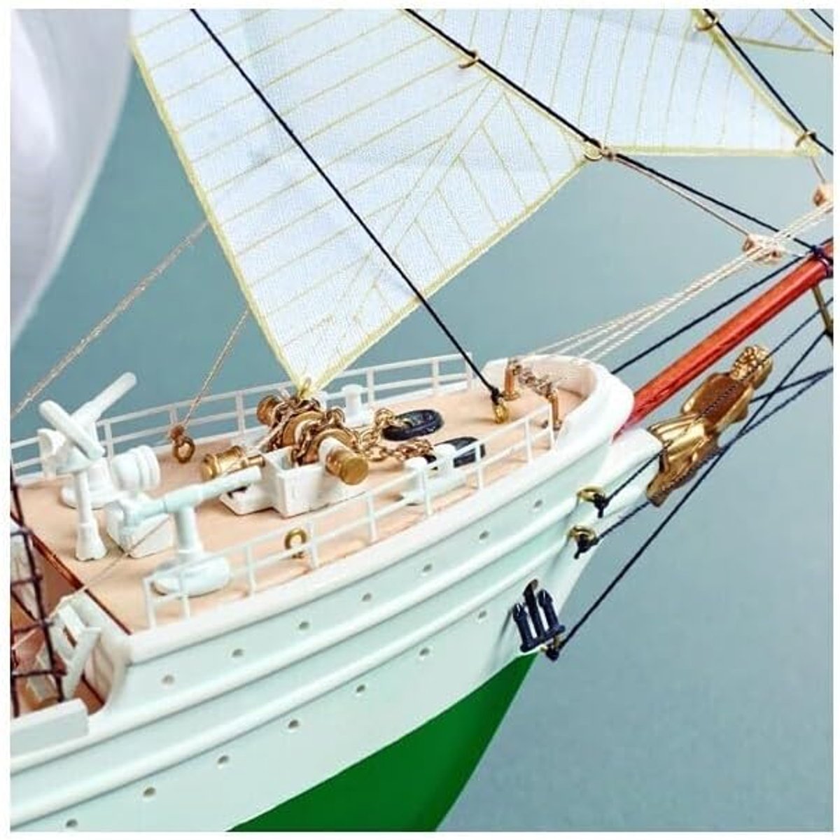SnelShoppen - Houten en Plastic Scheepsmodel - Modelbouw Spaanse Trainingsschip, Juan Sebastián Elcano - Model 22260, Schaal 1:250 - Beginners Bootmod