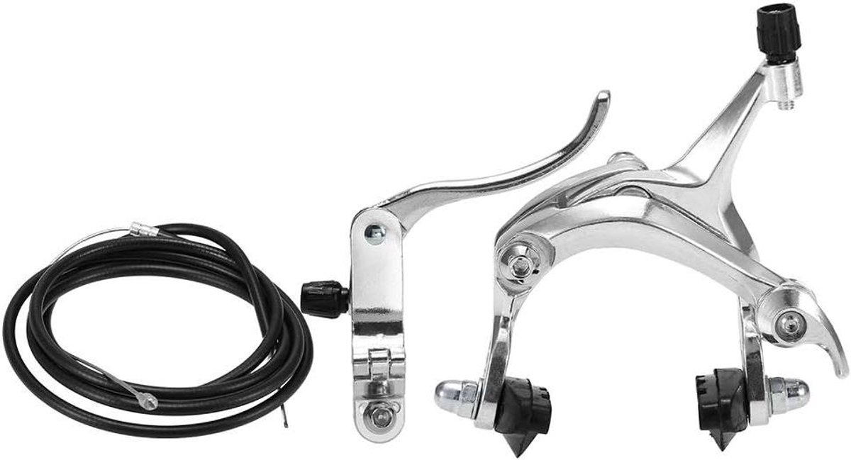 Fiets Remkabel Set - Remonderdelen Fiets - Fiets Reparatie - Glad Slijtvast Oppervlak - 68 Inch Kernlengte - Zilver