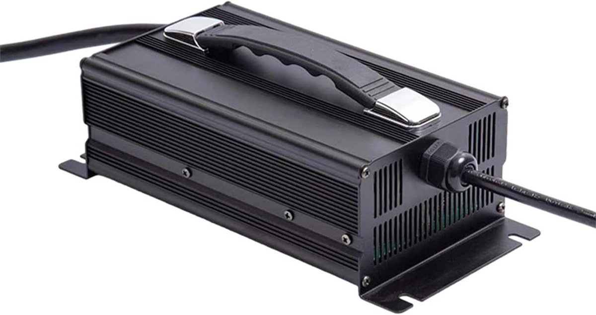 Acculader - Batterijlader - Vorkheftruck Accu Laden - Slimme Temperatuurcontrole - 30A - Zwart