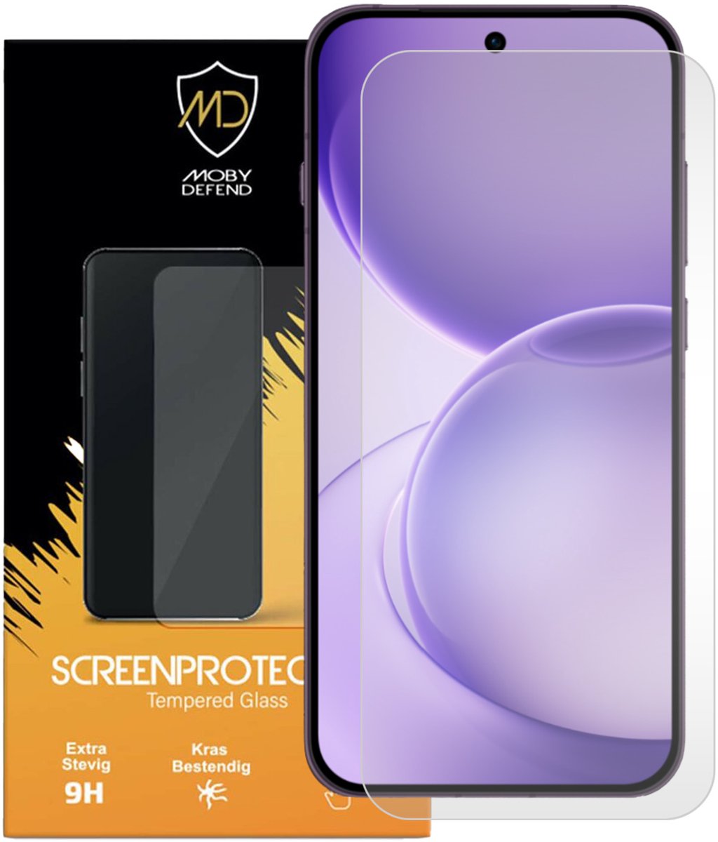MobyDefend Screenprotector - Geschikt voor Oppo Reno16 Pro - Case-Friendly Screensaver - Gehard Glas