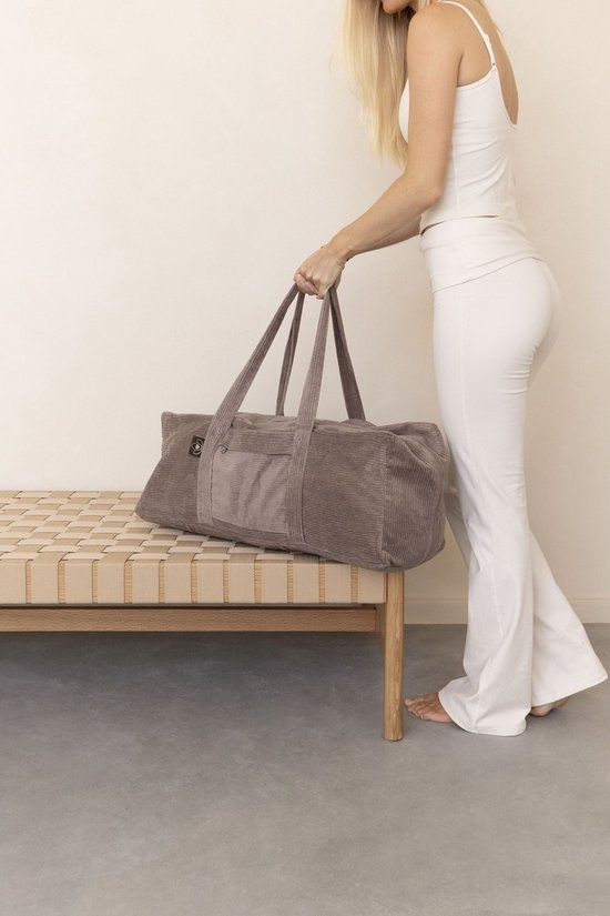 Luxe yogatas hummer rib taupe - Lotus van Luxe — afbeelding 5