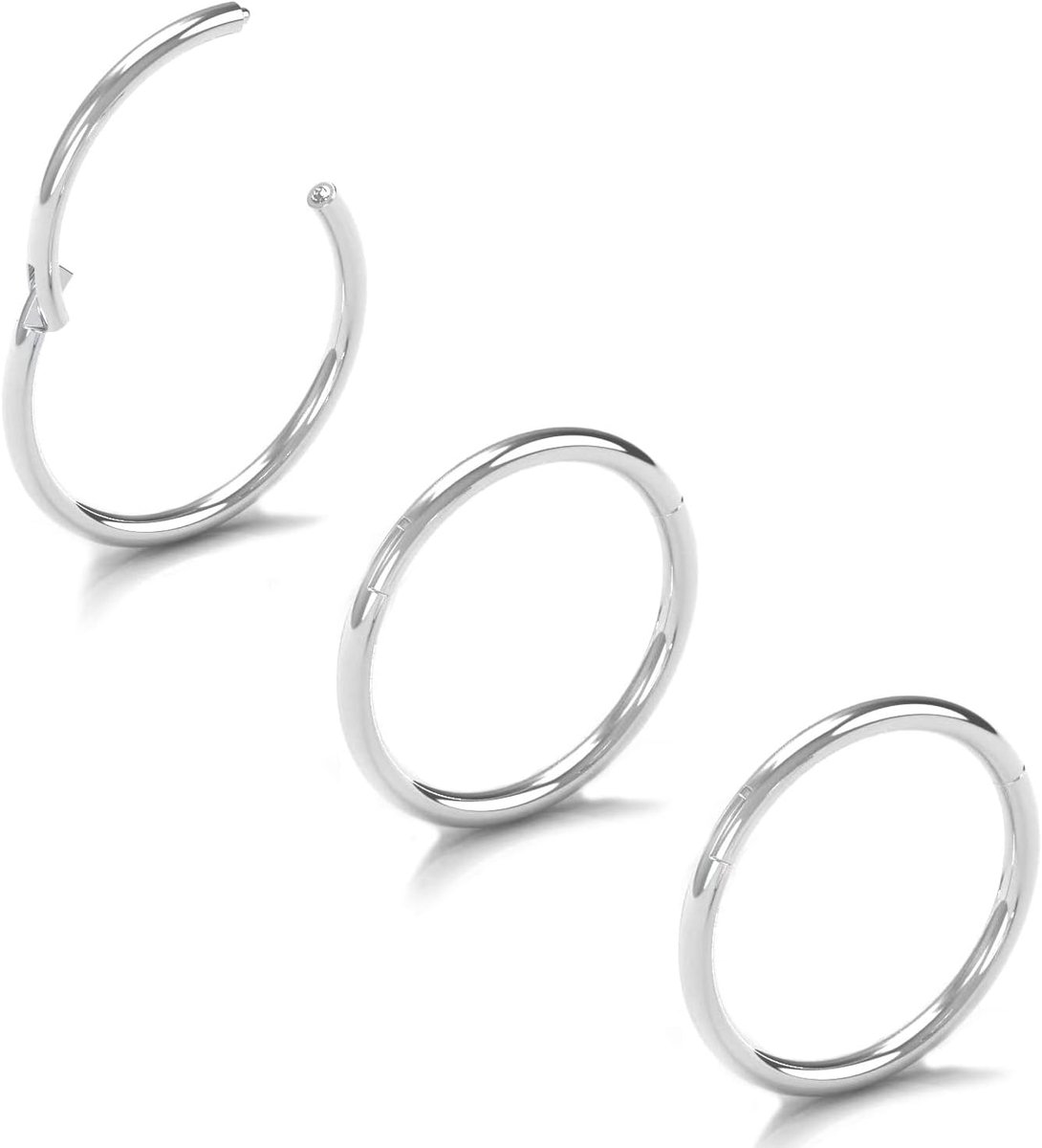 316L chirurgisch staal glitter microdermale piercing ankertopjes