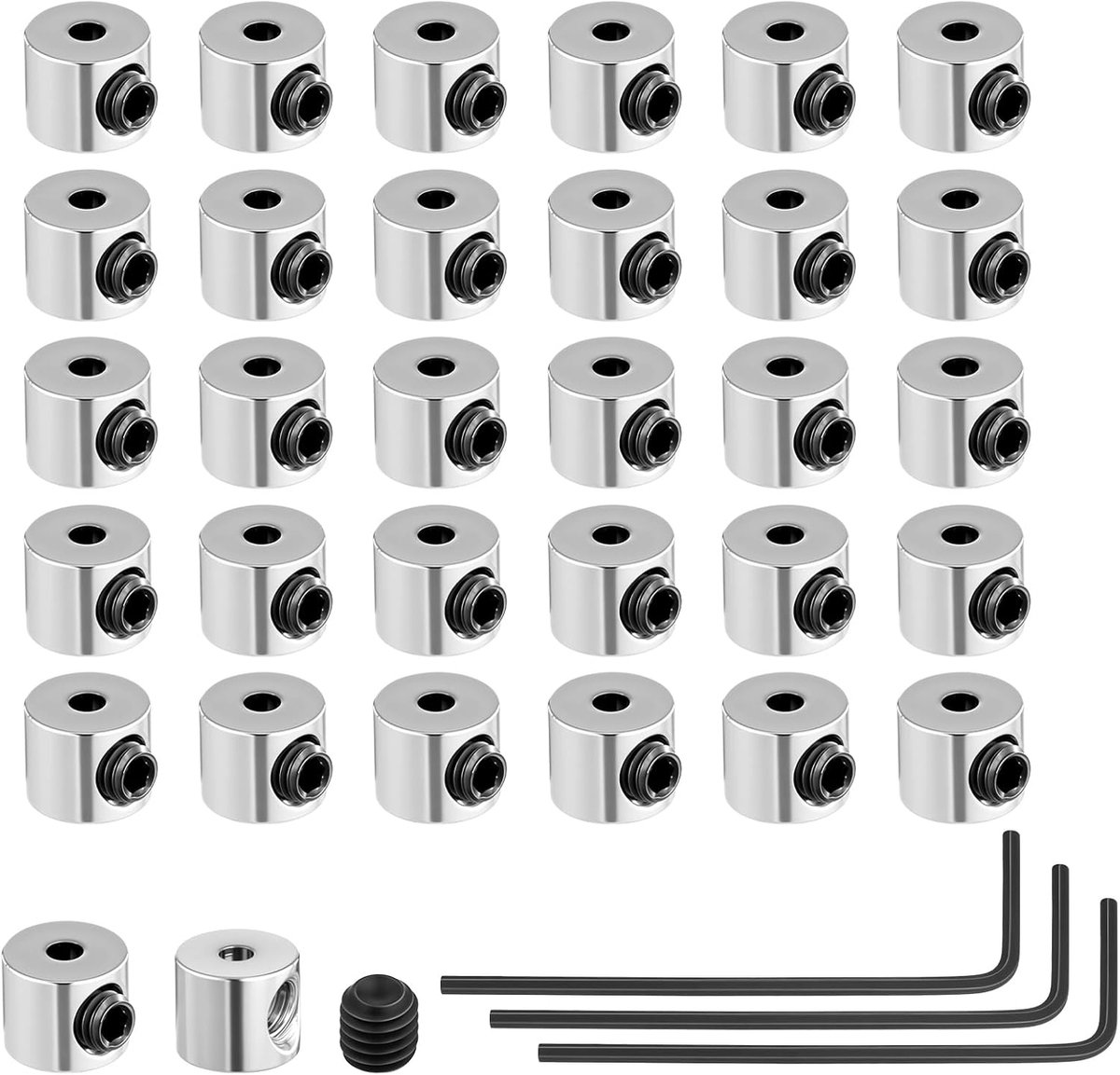 30 stuks pin keeper pin sluitingen schroeven sluitpennen metalen pin