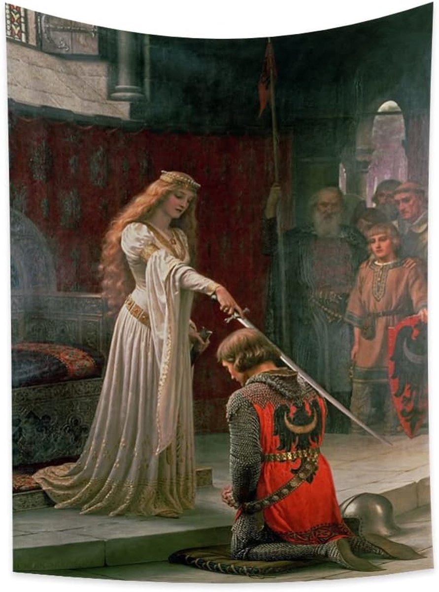 Tapijten, Engeland Vintage Leighton Wandtapijten Koninklijke Adel