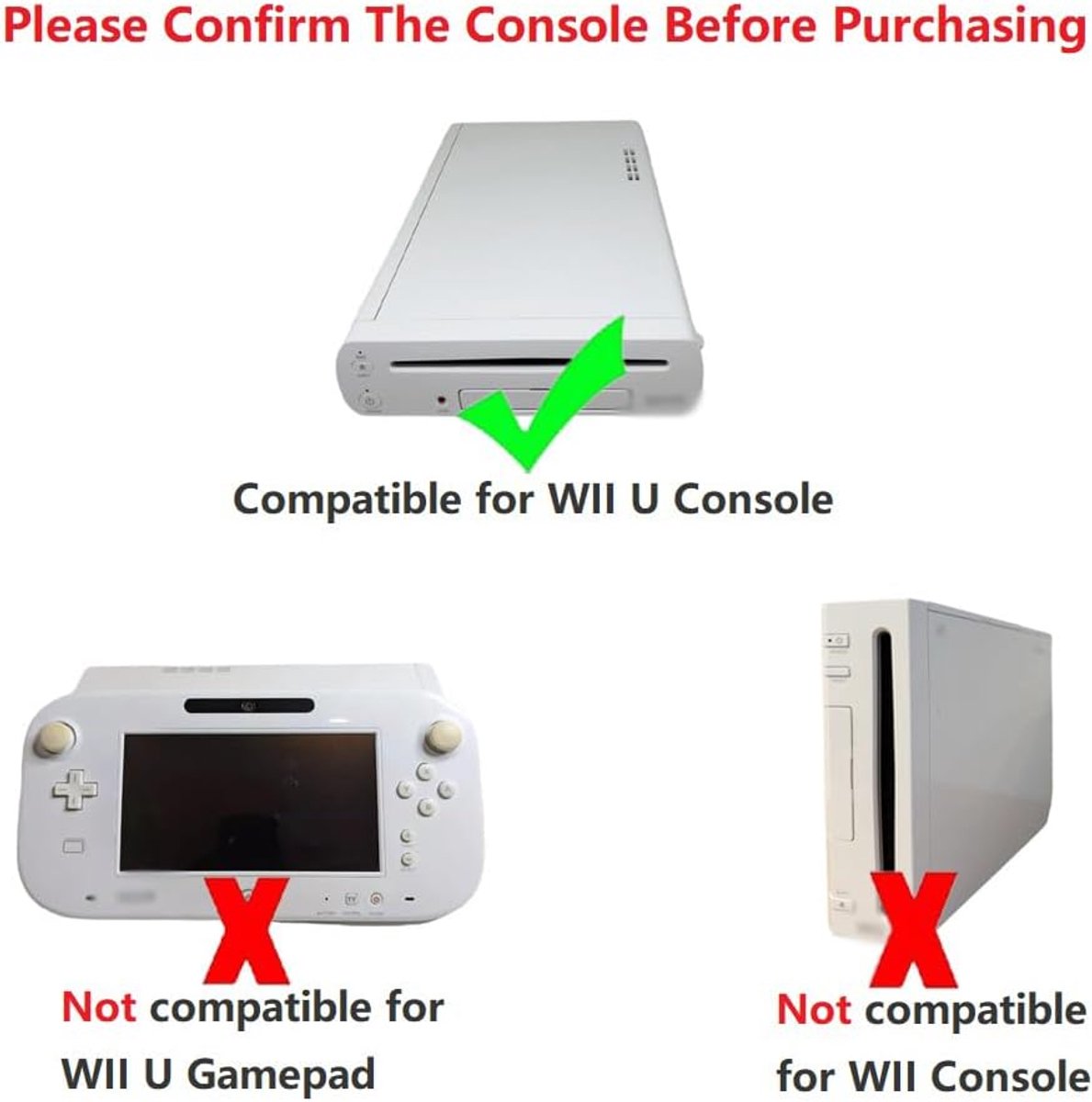 Oplader EU Plug Adapter voor Wii U