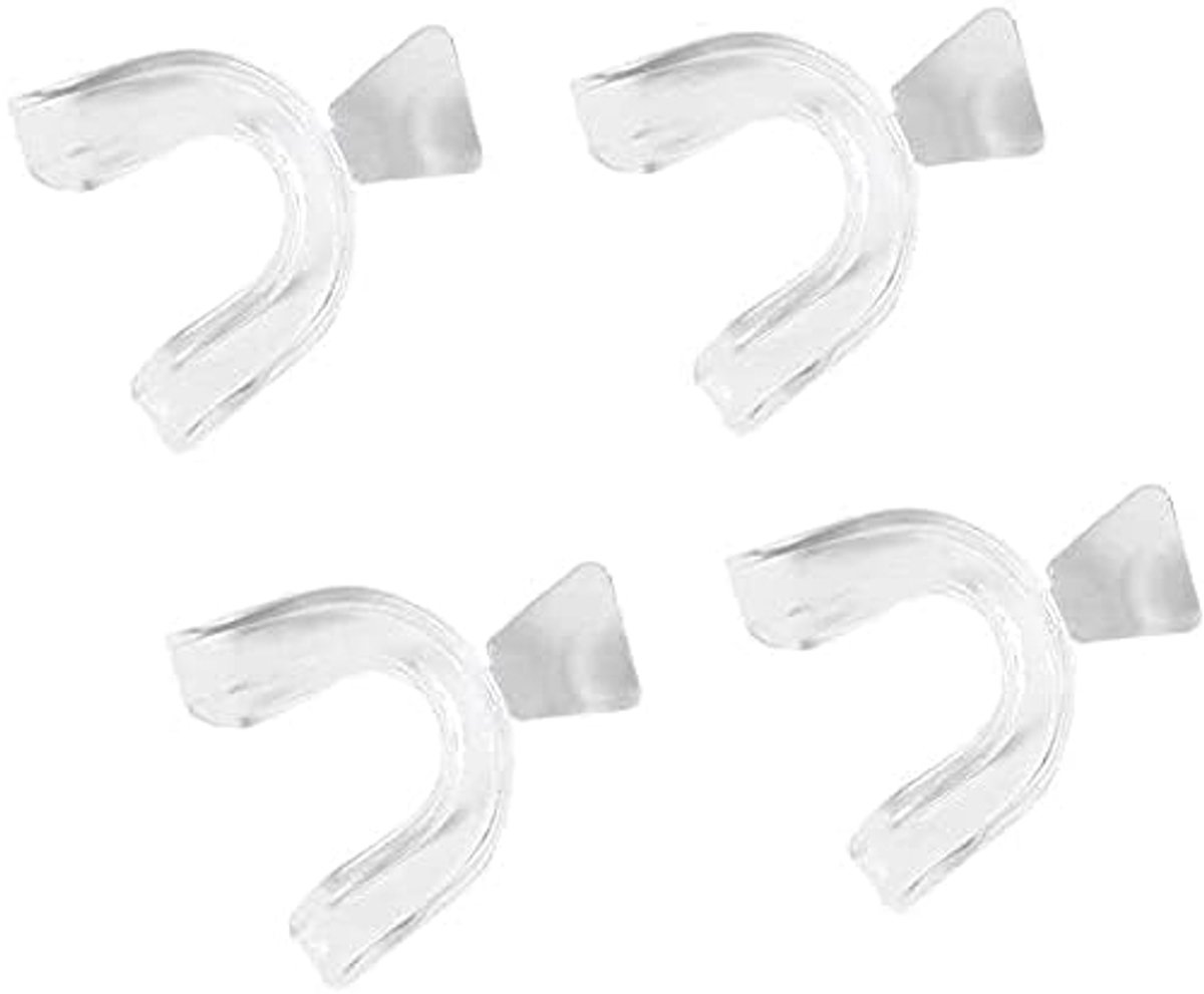 Set van 4 bitjes voor tandenbleken (geschikt voor gel), thermoplastisch en vormbaar naar het gebit